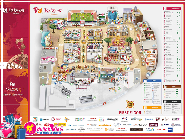 Vé tham quan Singapore Kidzania giá tốt 2025